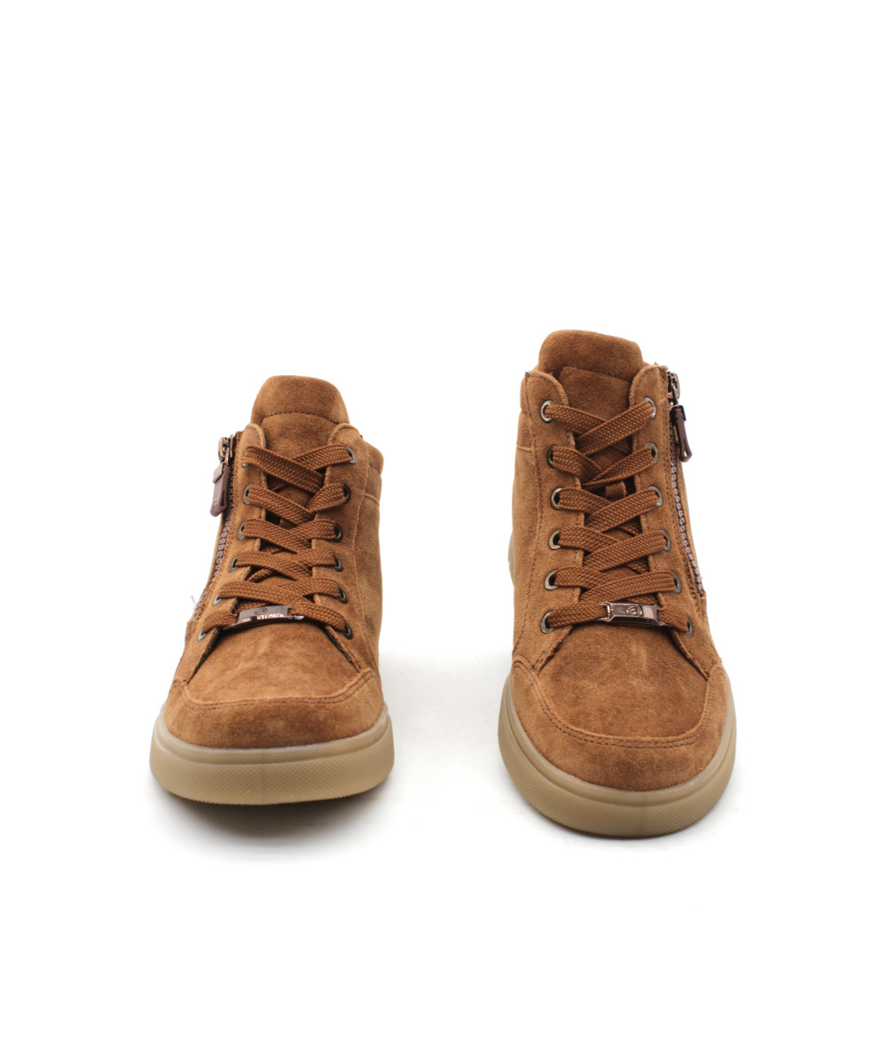 ARA 12 24453 18 Baskets Montantes Cuir Velours Marron L Empreinte ara-12-24453-18-baskets-montantes-cuir-velours-marron-l-empreinte