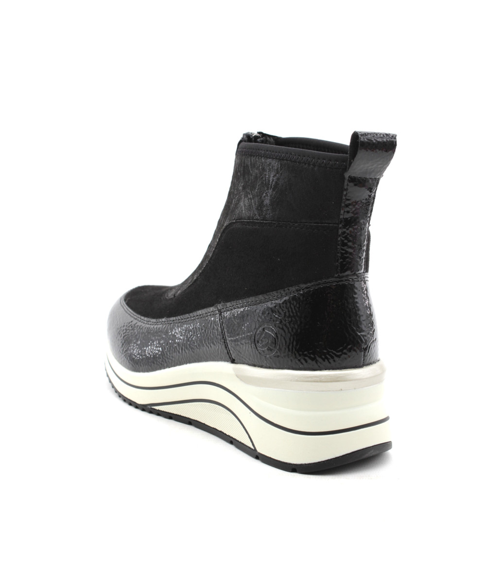 Bottines Remonte Femme D2t71 - Cuir, Tige 9 Cm, Talon 3.5 Cm, Imperméables, Confort Large