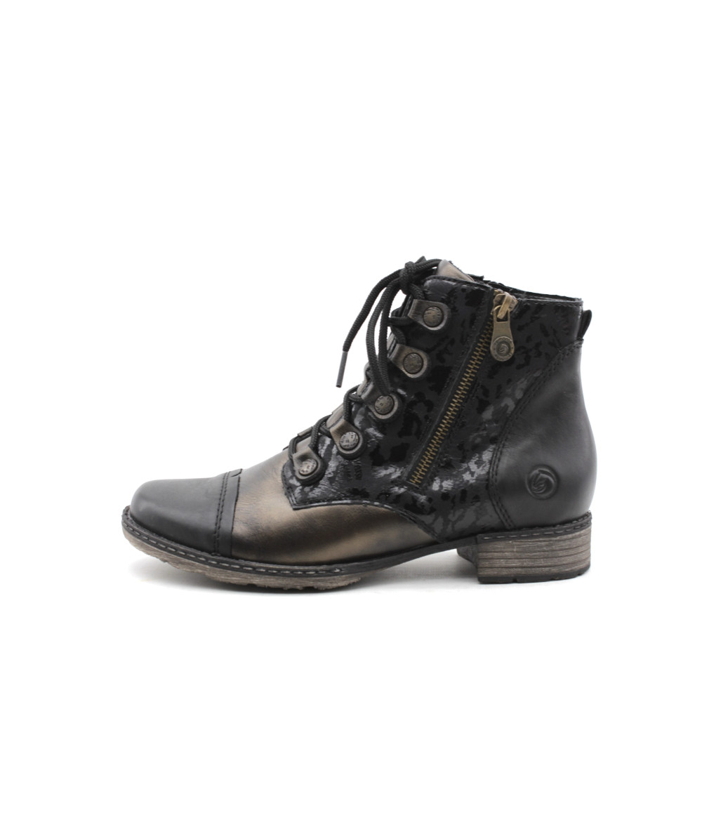 Remonte RemonteTEX D3979 Bottines Classiques Femme - Cuir Imperméable Avec Semelle Confort Et Lacets Élégants