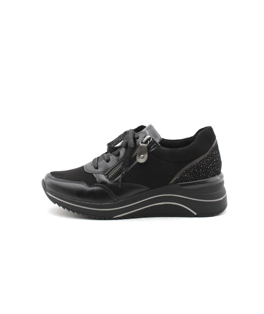 Basket REMONTE Femme D2401 noir